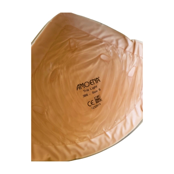 Amoena Tria Light Silicone Breast Form Prosthesis 366 Size 6 - Picture 2 of 5
